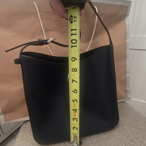 NWT Michael Kors Navy Blue Leather Shoulder Bag - Picture 6 of 10